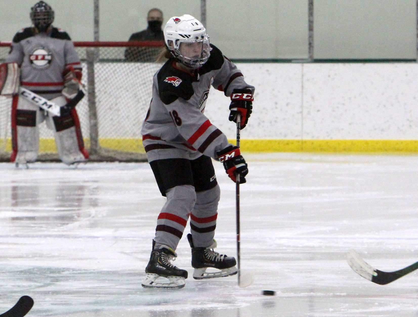 Prep girls hockey state semifinals: Chippewa Falls/Menomonie at Central Wisconsin 2-17-21